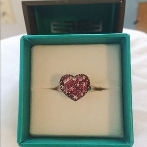 Effy Ruby, Pink Sapphire & Sterling Silver Ring